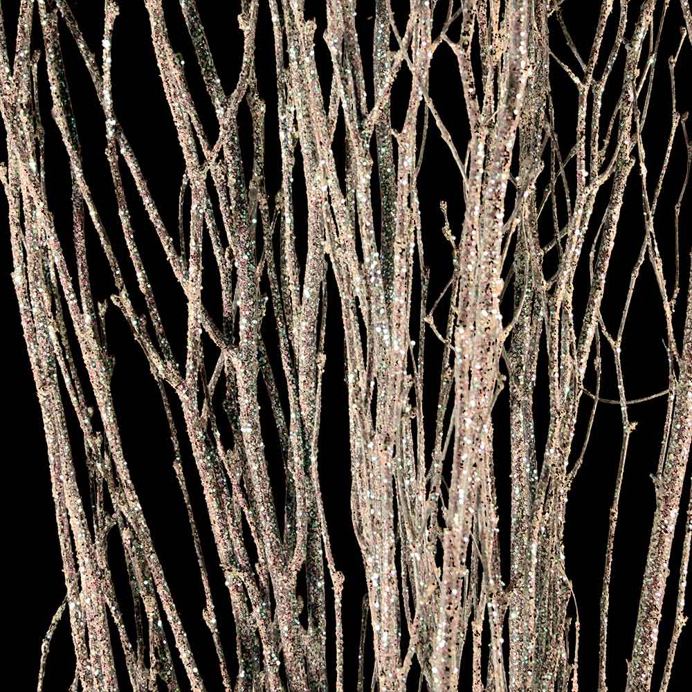 Birch Branches - White Sparkle